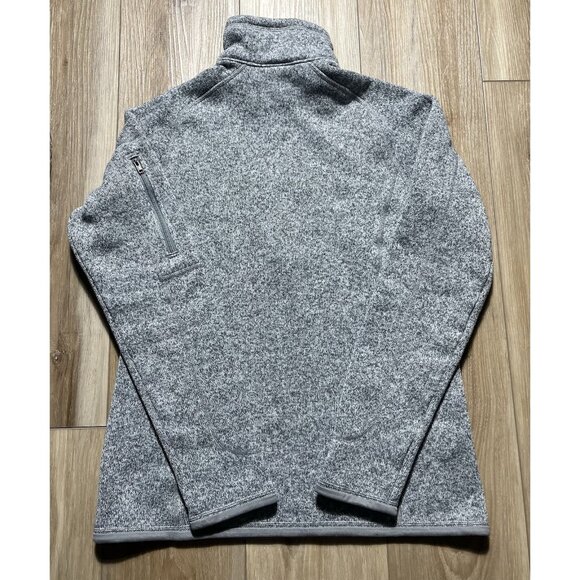 Patagonia Gray 1/4 Fleece Pullover Sweatshirt - Women Size Medium - Picture 11 of 16
